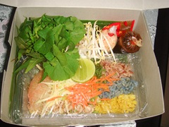 The beautiful before image 071108-yam-khao-rice-herb-salad